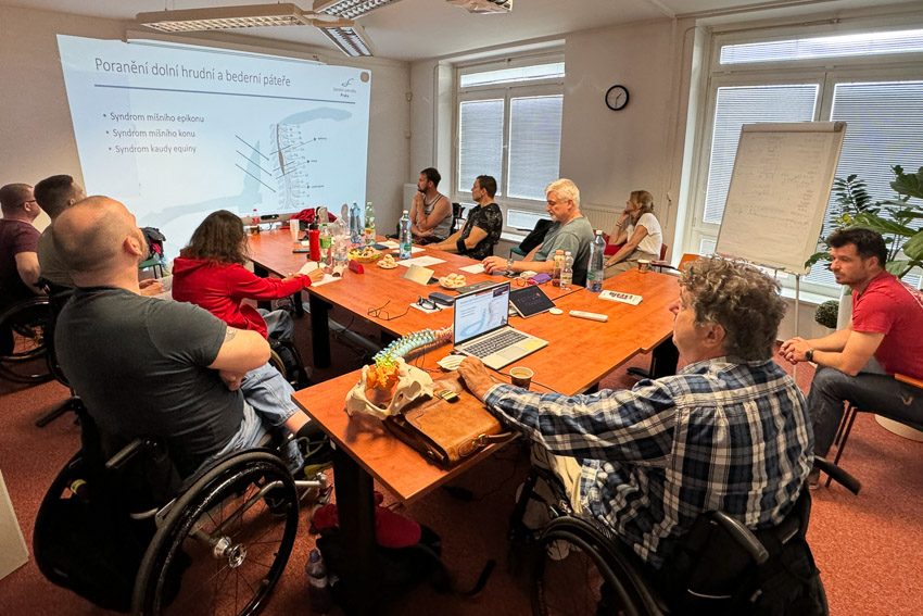 Ambasadoři na přednášce MUDr. Kříže